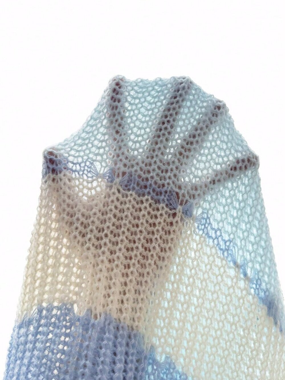 Women's Colorblock Rib-Knit Drop Shoulder Sweater - Picture 9 of 9